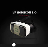 VR Shinecon 3.0 Headset 3D Virtual Reality Glasses Googles Front Cover Helmet box for 4.5-6' Mobile Phone with VR Controller