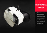 VR Shinecon 3.0 Headset 3D Virtual Reality Glasses Googles Front Cover Helmet box for 4.5-6' Mobile Phone with VR Controller