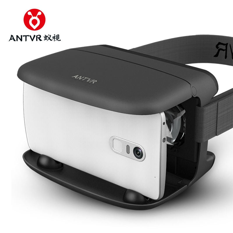 2017 ANTVR Original VR Shinecon 3D Immersive Virtual Reality Glasses Cardboard VR Box Headset for 5.0-6.0 inch Smartphone