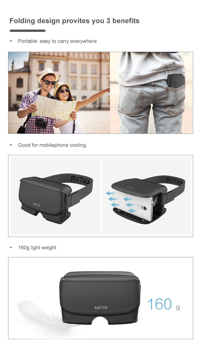 2017 ANTVR Original VR Shinecon 3D Immersive Virtual Reality