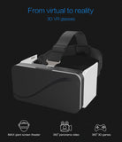VR 3D Box Virtual Reality Goggles Foldable VR Headset Glasses Googles Cardboard Helmet For Smartphones 4.7-6.0"