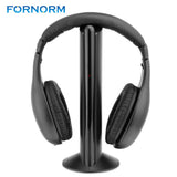 FORNORM 5 in 1 Wireless Cordless Headphone
