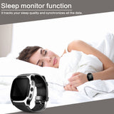 FORNORM Mini Style T8 Bluetooth Smart Watch Support SIM TF Card Sleep Monitor Message Notifier For Android