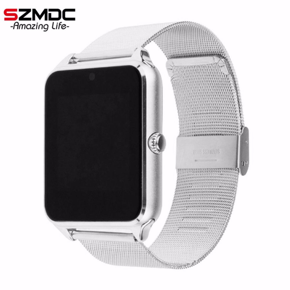 SZMDC Smart Watch GT08 Z60 Men Women Bluetooth Wrist Smartwatch Support SIM/TF Card Wristwatch For Apple Android Phone PK DZ09