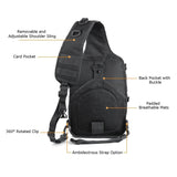 Military Tactical Assault Pack Sling Backpack Army Molle Waterproof EDC Rucksack Bag for Outdoor Hiking Camping Hunting 20L