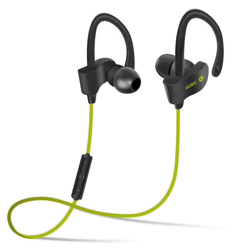 FORNORM Sports Bluetooth Headphone SweatProof Earphone Magnetic Earpiece Stereo Wireless Headset for Mobile Phone