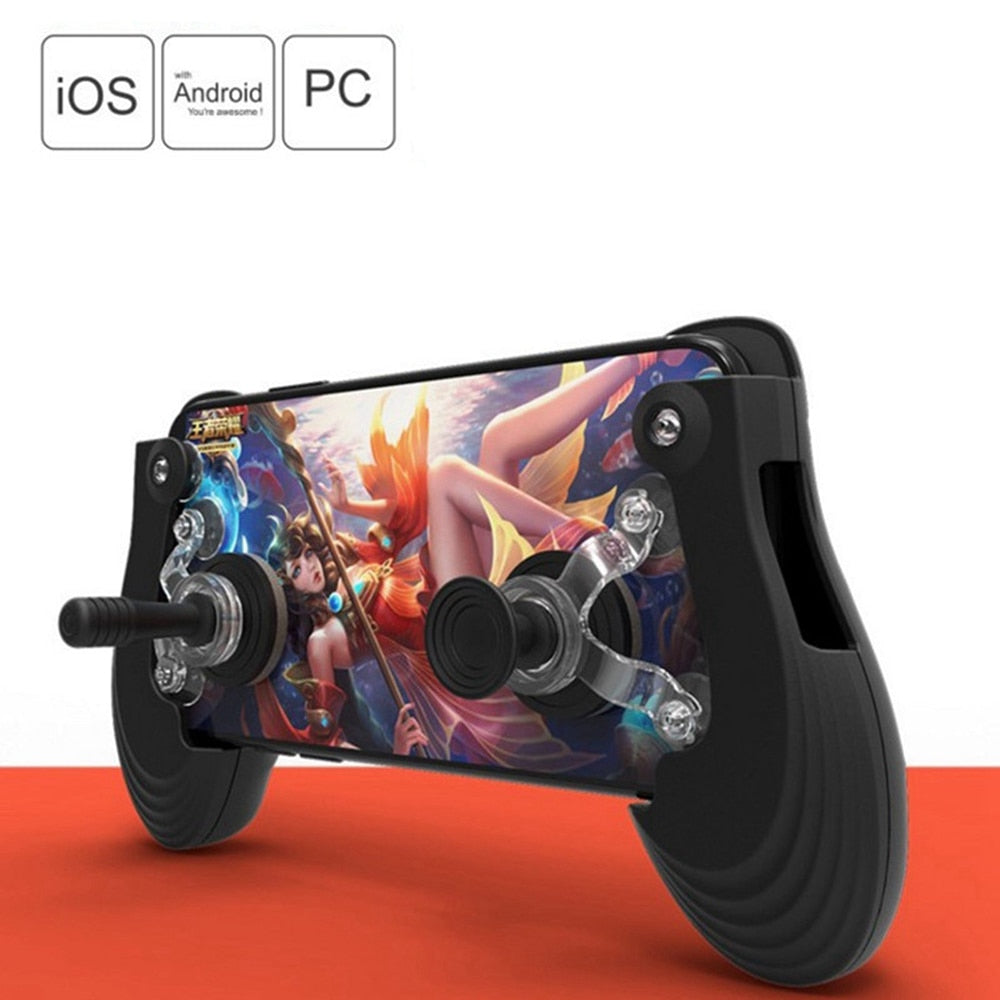 Portable Mini Controller Grip Touch Screen Mobile Gamepad