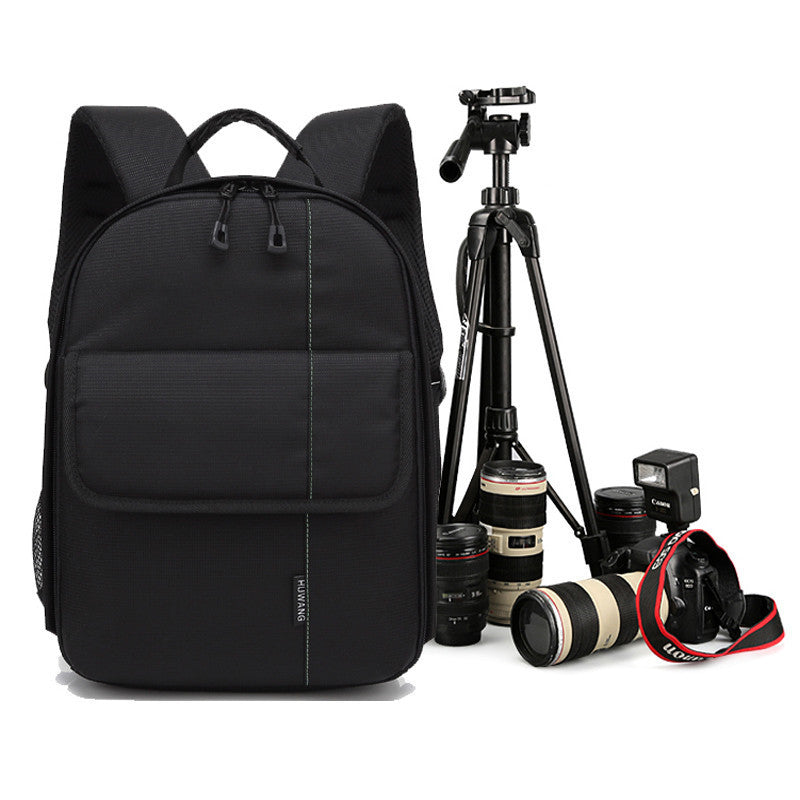 Waterproof multi-functional Digital DSLR Camera Video Bag w/ Rain Cover Small SLR Camera Laptop Bag for Photographer HU-04