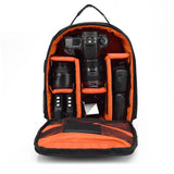 Waterproof multi-functional Digital DSLR Camera Video Bag w/ Rain Cover Small SLR Camera Laptop Bag for Photographer HU-04