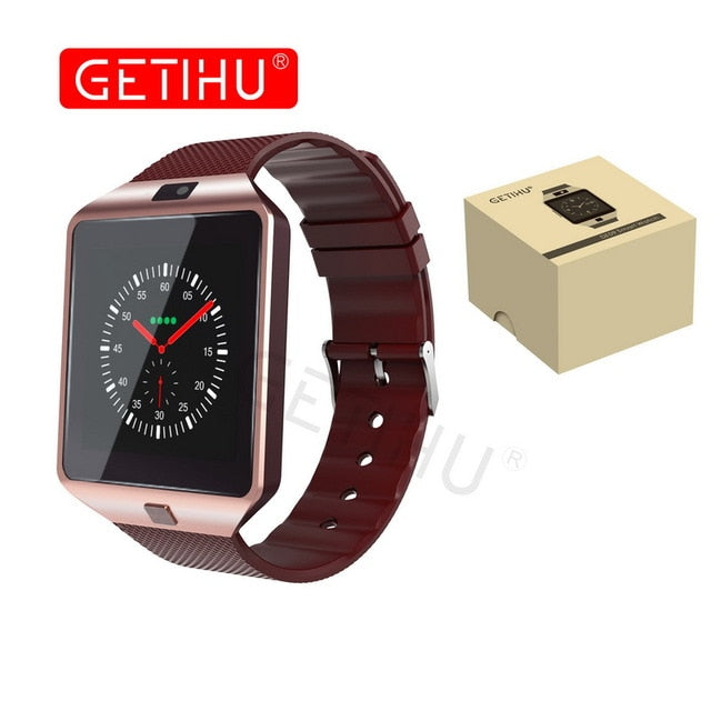 GETIHU Smart Watch Digital DZ09 U8 Wrist with Men Bluetooth Wristwatch SIM Sport Smartwatch camera For iPhone Android Phone Wach