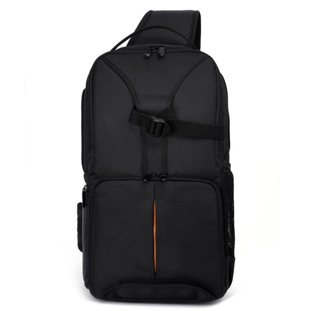 ALLOET Waterproof Multifunction Digital SLR DSLR Camera Video Bag Sling Shoulder Camera Backpack W/ Rain Cover For Nikon Canon