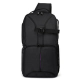 ALLOET Waterproof Multifunction Digital SLR DSLR Camera Video Bag Sling Shoulder Camera Backpack W/ Rain Cover For Nikon Canon