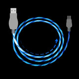 LED Glow Charging Data Sync Mobile Phone