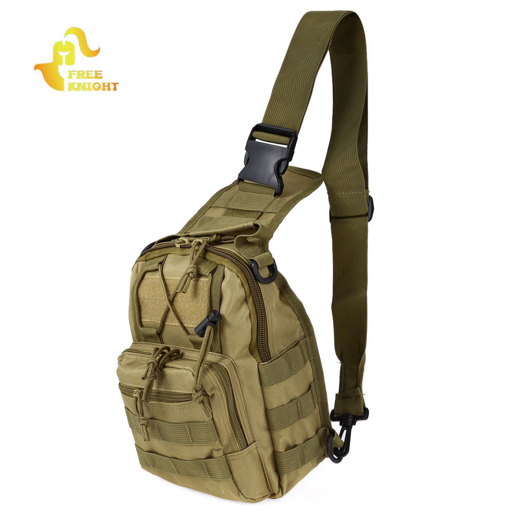 Free Knight 600D Molle Military Backpack Army Tactical Shoulder Bag Camping Hiking Camouflage Bag Utility Trekking Hunting Bag