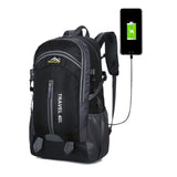 40L Waterproof Backpack Hiking Bag Cycling Climbing Backpack Travel Outdoor Bags Men Women USB Charge Anti Theft Sports Bag