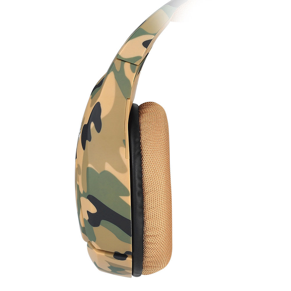 ONIKUMA K1 3.5mm Gaming Headsets with Mic Stereo Sound Noise Reduction Music Headphones for PC New Xbox Laptop DS PSP Camouflage Yellow