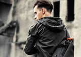 Tangcool Multifunction Fashion Crossbody Bags Men USB Charging Chest Pack Short Trip Messengers Bag Water Repellent Shoulder Bag