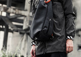 Tangcool Multifunction Fashion Crossbody Bags Men USB Charging Chest Pack Short Trip Messengers Bag Water Repellent Shoulder Bag