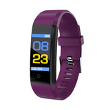 Smart Bracelet Fitness Tracker 0.96in TFT Display Screen Heart Rate Monitor Sleep Monitoring Call Reminder Smart Band Sport Pedometer Wristband Watch for Android IOS