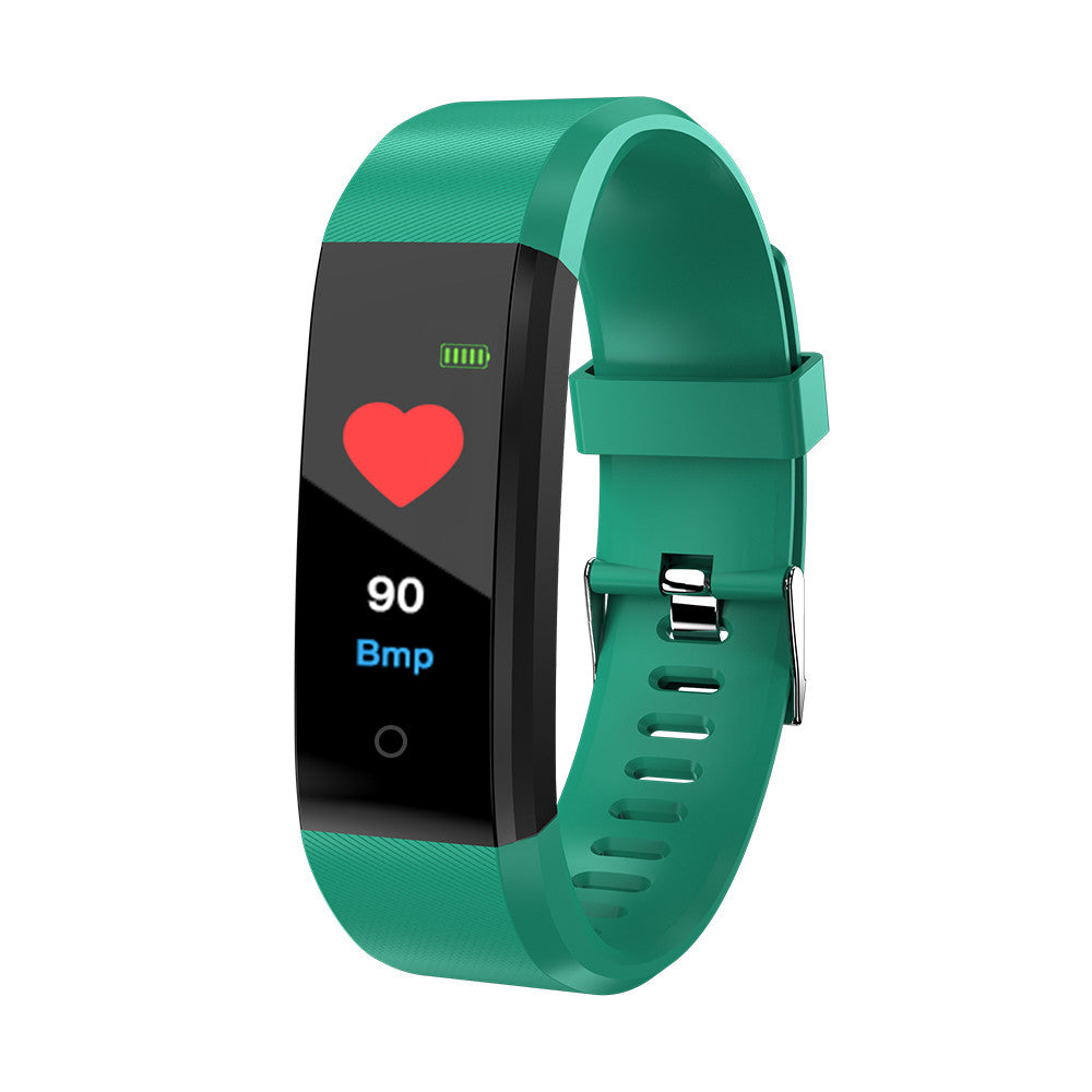 Smart Bracelet Fitness Tracker 0.96in TFT Display Screen Heart Rate Monitor Sleep Monitoring Call Reminder Smart Band Sport Pedometer Wristband Watch for Android IOS