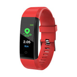 Smart Bracelet Fitness Tracker 0.96in TFT Display Screen Heart Rate Monitor Sleep Monitoring Call Reminder Smart Band Sport Pedometer Wristband Watch for Android IOS