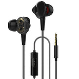 HIFI Earphone Dual Dynamic Driver Headphone Super