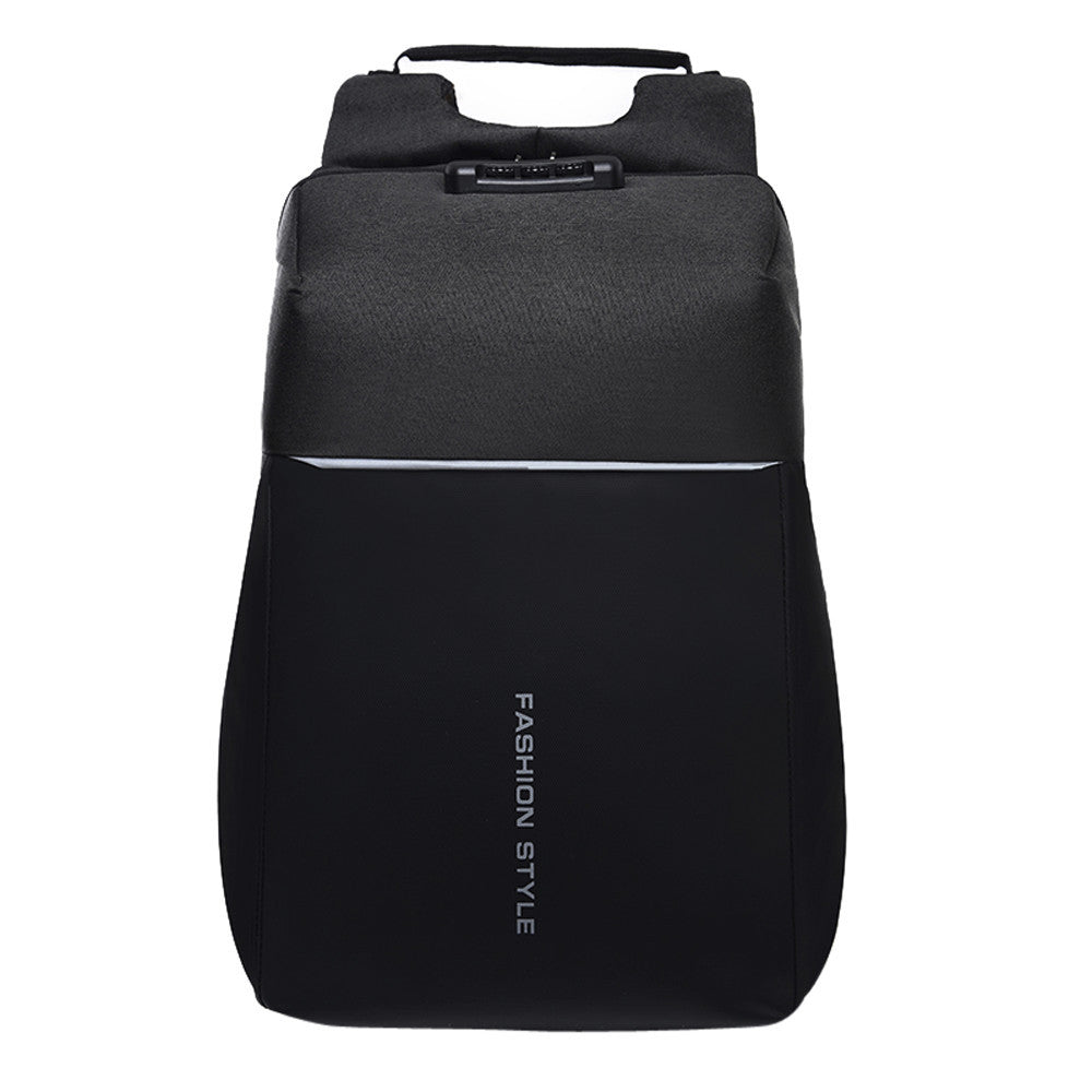 Multi-functional Backpack Password Lock High-capacity Laptop Bag with USB