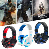3.5mm Bass Video Game Gaming Headphone Headset Earphone W/ Mic
