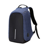 Men Backpack Casual Fashion Laptop Anti-theft Notebook School Bag with USB Port