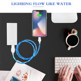 LED Glow Charging Data Sync Mobile Phone