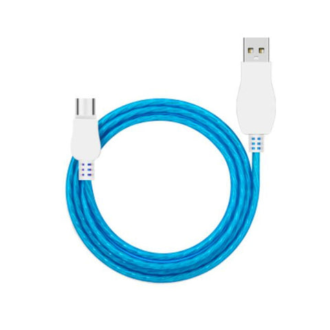LED Glow Charging Data Sync Mobile Phone