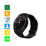 Y1 Smart Watch Round Men Women Business Smartwatch