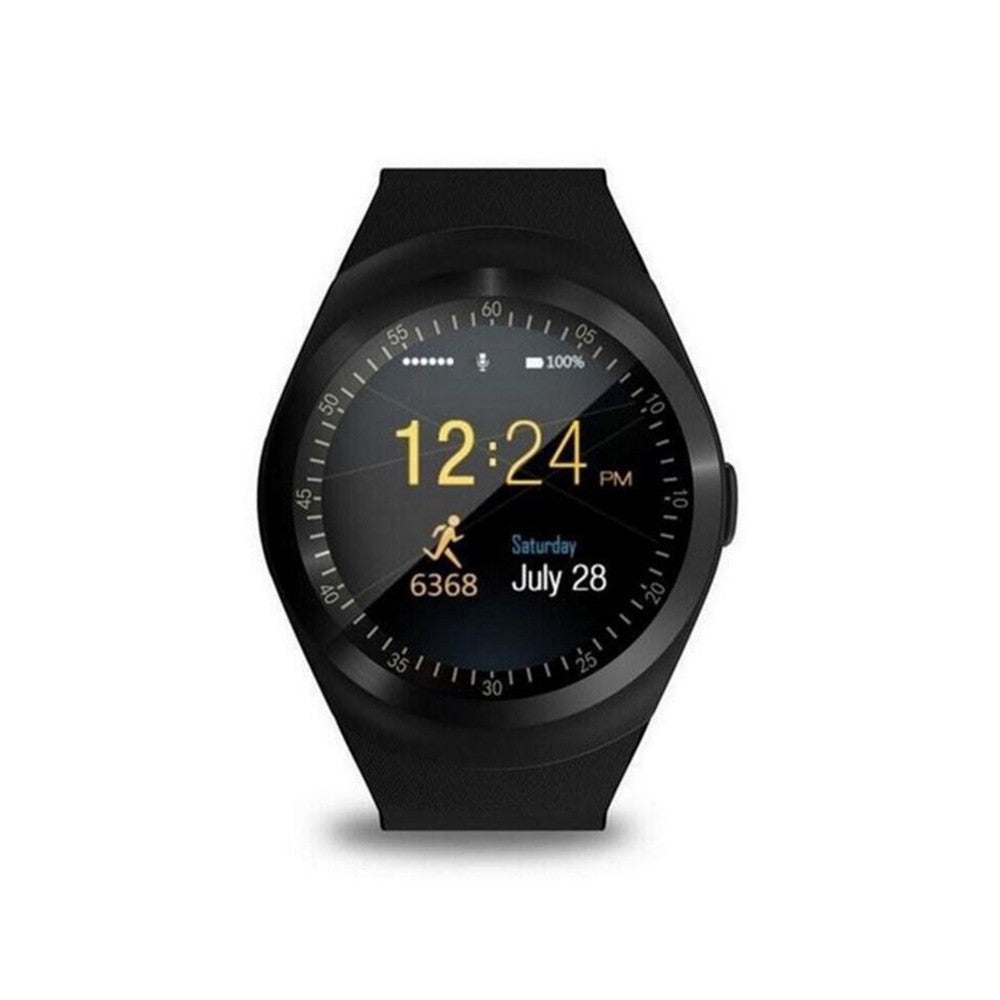 Y1 Smart Watch Round Men Women Business Smartwatch