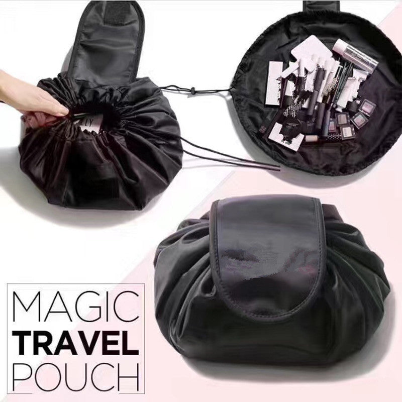 Women Drawstring Cosmetic Bag Fashion Travel Makeup Bag Organizer Make Up Case Storage Pouch Toiletry Beauty Kit Box Wash Bag