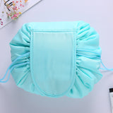 Women Drawstring Cosmetic Bag Fashion Travel Makeup Bag Organizer Make Up Case Storage Pouch Toiletry Beauty Kit Box Wash Bag