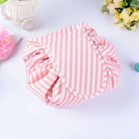 Women Drawstring Cosmetic Bag Fashion Travel Makeup Bag Organizer Make Up Case Storage Pouch Toiletry Beauty Kit Box Wash Bag