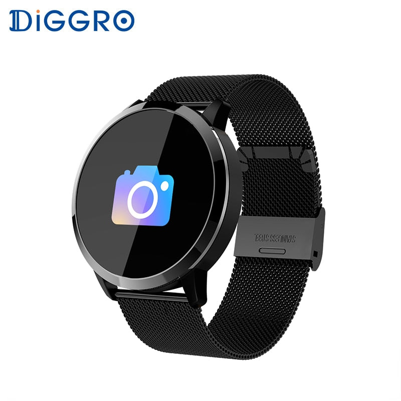 Diggro Q8 0.95 inch Smart Watch Waterproof Fitness  Blood Oxygen Heart Rate Monitor Information Push for Android iOS