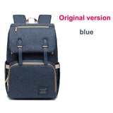 Diaper Bag USB Baby Nappy Bag Mummy Daddy Backpack Large Capacity Waterproof Casual Laptop Bag Rechargeable Holder for Bottle