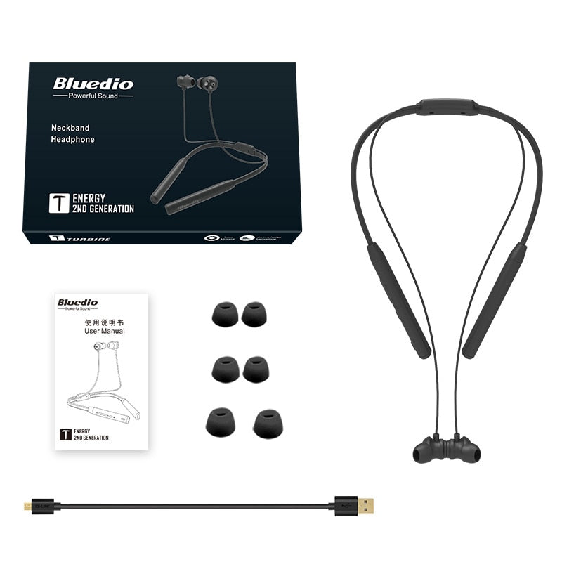 Bluedio TN2 Sports Bluetooth earphone with active noise cancelling /Wireless Headset  for phones and music