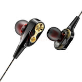 FANGTUOSI Dual Drive Stereo earphone In-ear