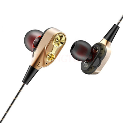 FANGTUOSI Dual Drive Stereo earphone In-ear