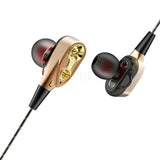 FANGTUOSI Dual Drive Stereo earphone In-ear