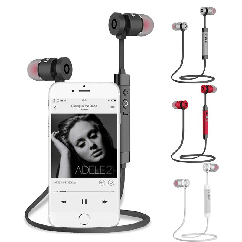 Sports Moisture proof Sweatproof Bluetooth Earphones Universal Wireless Bluetooth Earbuds Noise Reduction Bluetooth Headphones In-Ear Stereo Headsets