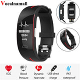 P3 Smart Band PPG ECG Monitor Blood Pressure Watch Real-time Heart Rate Sport Fitness Tracker Smart Bracelet for IOS Android