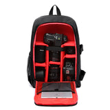 Multi-functional Waterproof w/ Rain Cover 15.6" Laptop Video Case Digital DSLR Photo Padded Backpack Camera Soft Bag for SLR
