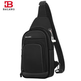 BALANG Crossbody Bags Men Chest Bag Pack Shoulder sling Bag for Men Large Fashion Casual Travel Waterproof Messenger Bolso