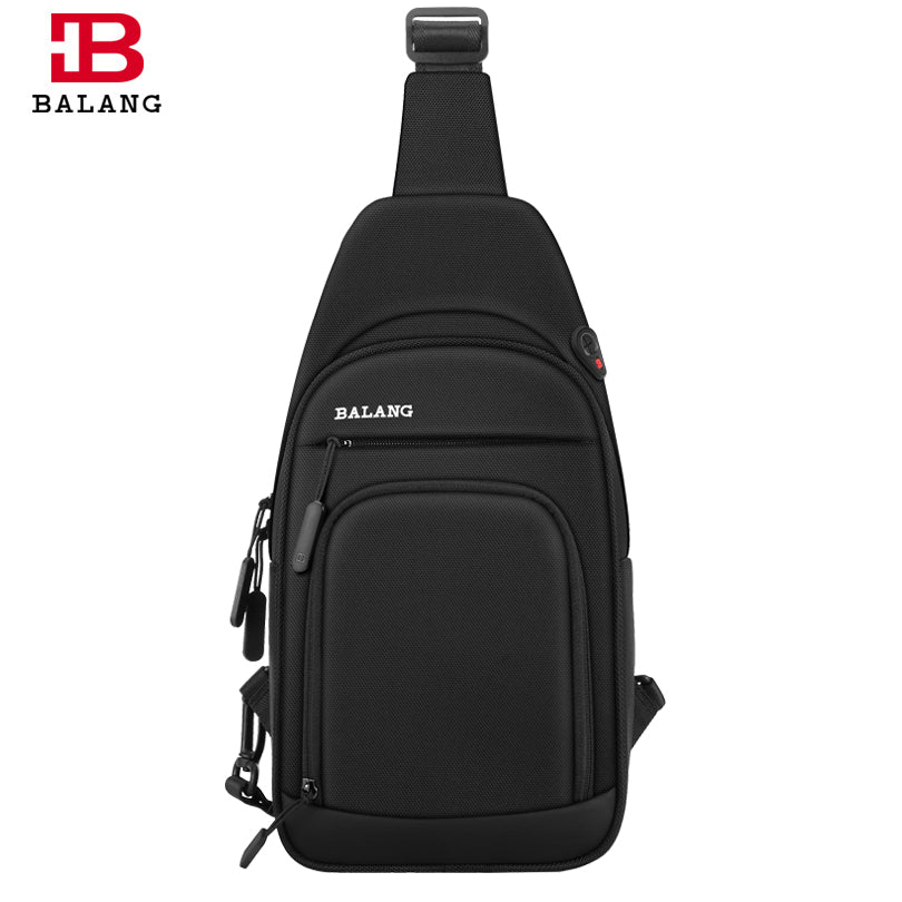 BALANG Crossbody Bags Men Chest Bag Pack Shoulder sling Bag for Men Large Fashion Casual Travel Waterproof Messenger Bolso