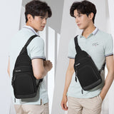 BALANG Crossbody Bags Men Chest Bag Pack Shoulder sling Bag for Men Large Fashion Casual Travel Waterproof Messenger Bolso