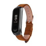 Colorful Leather Black Rose Gold Case Smart Watch band for Xiaomi Mi Band 3 strap For xiaomi mi band 3 bracelet Miband 3 Strap