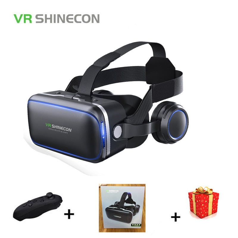 Shinecon 6.0 Casque VR Virtual Reality Glasses 3 D